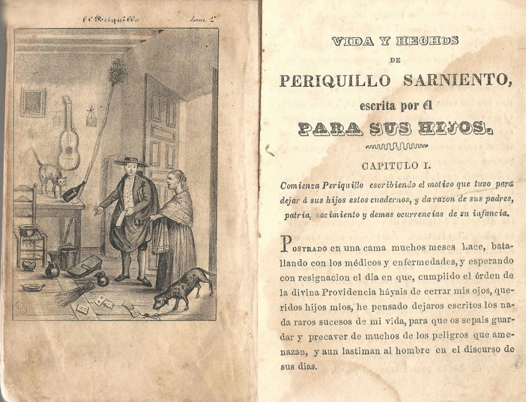 Vida y hechos de Periquillo Sarniento, escrita por él para sus hijos