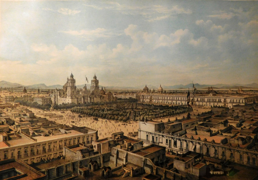 PlazaDeArmasMexi(Litografía)