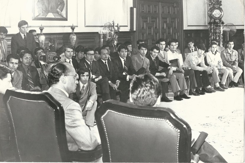 334 Líderes Confed Jóvenes Mexicanos Echeverría Los Pinos 11 jun 71