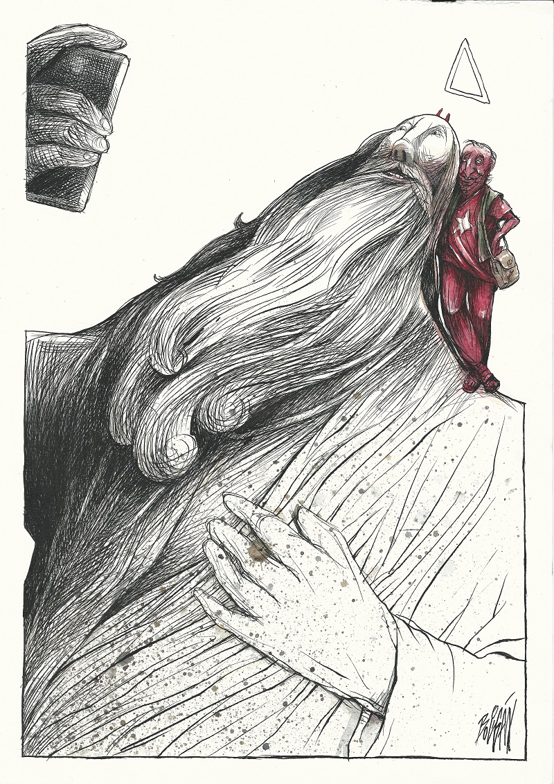 Ángel Boligan Corbo, Selfie con Rius